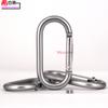 Hebreo aleación de aluminio hebilla de montañismo No.5 hebilla de pista con forma especial multifunción llavero mochila juguete hebilla de seguridad de colgado rápido