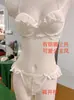 Roupa Íntima Sexy Renda Suporte para Seios Levanta e Junta Tentação Amor Puro Preto e Branco Vermelho Sutiã Desejo Conjunto Feminino Calça Abertura Livre