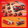 Compatible con Tanques Militares, Aviones, Equipos de Bomberos, Bloques de Construcción Educativos de Ensamblaje de Partículas Pequeñas para Bricolaje, Juguetes para Niños, Regalos