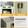 Cuarto de Herramientas de Almacenamiento Exterior, Cuarto de Utilidades para Jardín en Patio, Casa Sencilla de Ensamblaje Exterior, Cuarto de Almacenamiento Móvil, Casa Modular