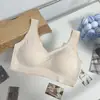 Roupa Íntima Esportiva Explosiva de Seda de Gelo Peça Única Sem Marcas Respirável Push-up Feminina Sutiã Nadador Costas Livres