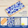 Mosaico de Porcelana Azul e Branca Porta-Copos DIY Feito à Mão Peça de Cerâmica de Jingdezhen Ornatos de Colagem Eventos de Aquecimento para Team Building Presentes