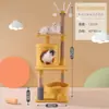 Estrutura de Escalada para Gatos, Casa para Gatos, Arranhador Integrado, Grande Oferta Especial Villa para Gatos, Árvore para Gatos, Conjunto de Brinquedos para Gatos, Suprimentos para Autoentretenimento, Conjunto Completo