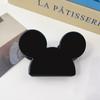 Nuevo clip para el cabello de acetato con pelo de Mickey de dibujos animados para mujer, coreano, lindo, para niña, para recoger la parte posterior de la cabeza, cuchara, clip de tiburón para el cabello