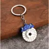 Chaveiro Criativo de Metal com Disco de Freio e Pinça de Roda Pingente de Corrente para Pendurar na Cintura Modificação de Carro