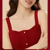 Collar de Calabaza con Colgante de Bambú S925 Plata Ágata para Mujer, Estilo Lujo Ligero, Nuevo Estilo Chino Colgante de Hoja de Bambú, Regalo de San Valentín