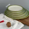 Vajilla Comercial Imitación Porcelana Melamina Tazones y Platos Pequeños, Platos Planos Bicolor, Platos Redondos, Tazones para Sopa, Especialmente Diseñados para Cadenas de Restaurantes de Comida Rápida