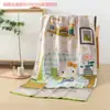 Toalla de Baño Grande de Algodón Puro Clase a Madre y Bebé Toalla de Baño de Gasa de Algodón Puro Toalla de Baño Bordada con Dibujos Animados Súper Suave Lavable a Máquina