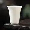 Porcelana Branca Única Pequena Xícara de Chá Cerâmica Única Xícara de Degustação de Chá Xícara de Conjunto de Chá Xícara Aromática Xícara do Mestre Conjunto de Chá Kung Fu