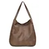 Bolsa Tote Versátil Estilo Coreano Retrô para Mulheres 2026 Nova Bolsa de Ombro Simples Artística com Múltiplos Compartimentos Bolsa Casual