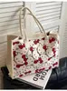 Bolsa de Lona Nueva Kt Cat Tote Bag Gran Capacidad Bolso de Hombro Bolso de Mano para Salir Bolsa de Compras Bolsa para Mamá Estilo Caliente Transfronterizo