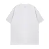 Camiseta de Algodón Puro para Pareja Transfronteriza, Peso Pesado 230g, Mangas Caídas, Corte Holgado, Cuello Redondo, Manga Corta, Estilo de Pareja de Moda