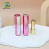 Shanyi Nuevo Tubo Redondo Galvanizado Tipo Empuje para Labial Tubo de Labial Separado Tubo Vacío Material de Empaque de Maquillaje 12.1mm