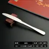 Cuchara de Punta de Acero Inoxidable Cuchara Redonda Cuchara para Sopa Cuchillo y Tenedor para Comida Occidental Comercial Vajilla Cuchillo y Tenedor para Filete Cuchara para Postre y Té Cuchara para Café
