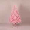 Hongyu Natal rosa pontiagudo gradiente árvore de Natal criativo PVC janela decorações ao ar livre pontiagudo árvore nua