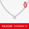 Cadena para Hombre de Plata S925 Plata Platino Chapado Moissanita Cubana Collar Nuevo Amazon Venta Caliente Cadena Clavicular Venta al por Mayor
