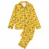 Comercio Exterior Transfronterizo Europa Temporada Primavera y Otoño 2026 Pijamas Temporada Primavera y Otoño Mujer Manga Larga Pantalón Largo Ropa de Casa Fábrica Venta al por Mayor