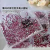 Diamantes Sueltos Ss4 Ab Rhinestones en Forma de Abanico King para Uñas, Rhinestones Super Brillantes en Forma de Abanico, Rhinestones Redondos de Vidrio Iridiscentes Aurora con Base Plana