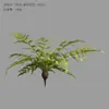 Materiais de Paisagismo para Plantas de Interior Samambaias Samambaia Persa Grama Nórdica Folhas Artificiais Arranjo de Flores Grama Artificial Decoração
