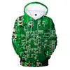 Suéter masculino de verão da moda Amazon 2021 padrão de placa-mãe mecânica impressão digital 3D novo suéter masculino