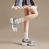 Zapatos de Padre Augu Shiden de Suela Gruesa Grises para Mujer 2026 Nuevo Verano Suela Suave Ligeros para Senderismo Casual Deportivos