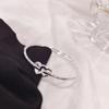 Pulseira Duplo Amor Push-Pull Liga Pequena Fresca Amor Personalidade Presente Tanabata para Namorada Joia