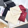 Invierno Nuevo Estilo 100kg Hermana Gordita Tallas Grandes Mujer Casual Engrosado Etiqueta Con Capucha Tejido Sudadera con Capucha 5859