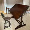 Mesa de Arte Mesa de Pintura Mesa de Desenho Cavalete de Madeira Maciça Desenho de Livro Desenho Esboço Tábua de Desenho Estúdio de Arte Mesa de Treinamento de Arte Outro