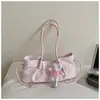 Bolsa tote retro estilo coreano Shuai Mi Jia para mulheres, nova moda outono 2026 de alto valor, grande capacidade para o dia a dia, de ombro