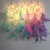 Sansheng III Filtro dos Sonhos Decoração de Parede Decoração de Pena Pingente Pingente Filtro dos Sonhos Presente para Crianças Estudantes