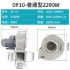 Ventilador Centrífugo Multi-lâminas DF380V Trifásico Resistente a Altas Temperaturas para Secagem Extração de Fumaça Aspiração Tiragem Induzida Pequeno Ventilador Industrial