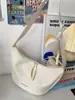 Ins Coreano Novo de Alta Aparência Fresco, Doce e Fofo Bolsa de Bolinho Colorida para Mulheres Leve Grande Capacidade Bolsa Transversal