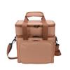 Bolsa Aislante Negra de Doble Capa Personalizada Transfronteriza Impermeable de Gran Capacidad Bolsa de Hielo Bolsa de Almuerzo Portátil Bolsa de Picnic para Exteriores