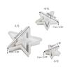 Molde epoxi para ropa DIY adornos de joyería hueco tridimensional estrella de cinco puntas molde de silicona en stock al por mayor