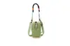 Bolsa Transversal Pequena Portátil com Alça Tecida Multicor Estilo Coreano Color Block Mini Bolsa de Ombro Simples Casual Feminina