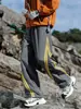 Calça Casual Esportiva Outdoor Masculina Nova Outono 2026 de Perna Larga Solta com Listras Coloridas da Série Montanha Teyun