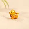 Cor Dourada Tradicional Conserva Cor Cavalo Galopante Trazendo Sorte Cavalo do Zodíaco Espaçador Contas Pingente Pulseira DIY Feita à Mão Colar Acessórios de Joias