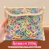 Anel de Toalha Colorido Durável Infantil Anel de Cabelo com Polegar de Alta Elasticidade para Bebê Faixa de Cabeça de Borracha para Menina Não Machuca o Cabelo Acessório de Cabeça
