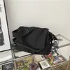 Bolso Cruzado de Lona para Hombre de Gran Capacidad Bolso Mensajero Simple Casual Ins Bolso de Hombro para Libros de Estudiante Sachel para Hombre