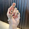 Cadena de Teléfono Móvil con Abalorios de Mariposa Llavero Llavero Acrílico Colgante Mejor Amiga Llavero de Cristal Pequeño Regalo Mayoreo