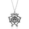 Suministro transfronterizo AliExpress Personalidad Retro Campo de batalla antiguo Legendario Colgante de joyería Collar de cardo escocés nórdico