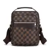 Bolso Bandolera Cruzado para Hombre Maletín Portátil de Negocios Moda Transfronteriza Casual Diseño a Cuadros Bolso de Oficina