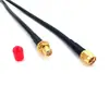 Cable Adaptador de Conexión Cable Coaxial Rg58 SMA Macho a SMA Hembra Cable de Radiofrecuencia Rg58