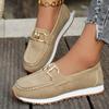 Zapatos Deportivos Casuales de Suela Gruesa Comercio Exterior Casual para Mujer Cadena Metálica Zapatos Nuevos de Verano 2025 Talla Grande