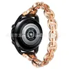 Para Samsung Watch Correa de Reloj VO Diamante 20/22mm Correa de Cadena de Diamante Huawei/Glory Correa de Metal para Reloj