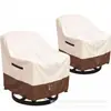 Funda Giratoria para Silla de Exterior de Venta Caliente Transfronteriza, Impermeable, a Prueba de Polvo, a Prueba de Sol, Funda para Silla Mecedora de Jardín, Funda Protectora para Muebles