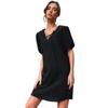 Amazon Estación Independiente Transfronteriza 2024 Nuevo Verano Europeo y Americano Color Sólido Algodón y Lino Falda Vestido Elegante Suelto con Tirantes