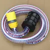 Accesorios Completos para Máquina de Lavado de Autos Manguera de Entrada de Agua Máquina Limpiadora de Alambre de Acero Accesorios de Absorción de Agua Pistola de Agua Manguera de Bombeo Pantalla de Filtro Engrosada Cabezal
