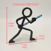 Porta Lápices Guerrero Stickman Impreso en 3D Soporte para Lápices Decoración Divertida Regalo Sorpresa Figura de Juguete de Moda Modelo