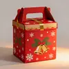 Caja de Color Navideño Impresión Lotes Pequeños Empaque Navideño Caja de Regalo Caja de Avión Caja de Papel Decorativa Caja de Regalo